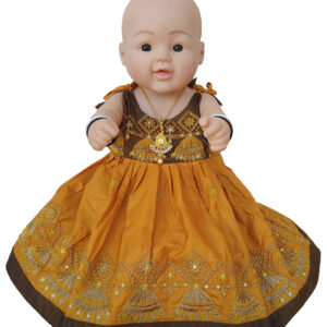 BornBaby BB003 - Saara Fashions Online - Pattu pavadai | Pattu Half Sarees | Traditional Kids Wear 500+ New Born Pattu Online