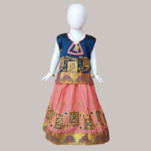 Pattupavadai SFPP500 - Saara Fashions Online - Pattu pavadai | Pattu Half Sarees | Traditional Kids Wear Saara Fashions Online - Pattu pavadai | Pattu Half Sarees | Traditional Kids Wear